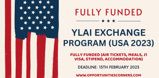 YLAI Exchange Program in USA 2023