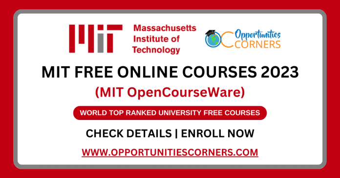 MIT Free Online Courses 2023