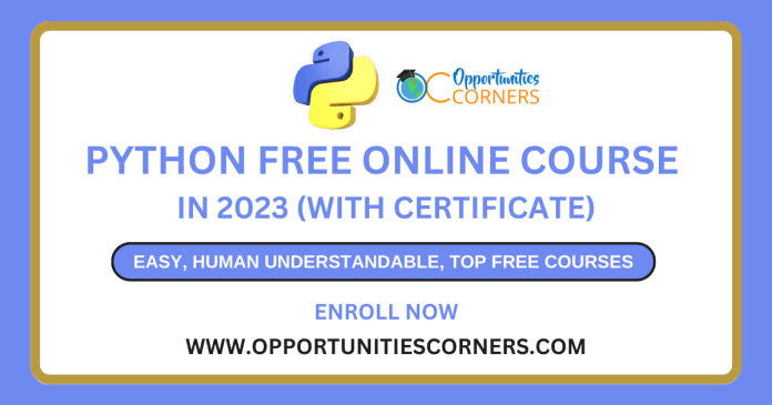 Python Free Online Course in 2023