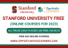 Stanford University Free Online Courses 2023