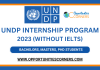 UNDP Internship 2023
