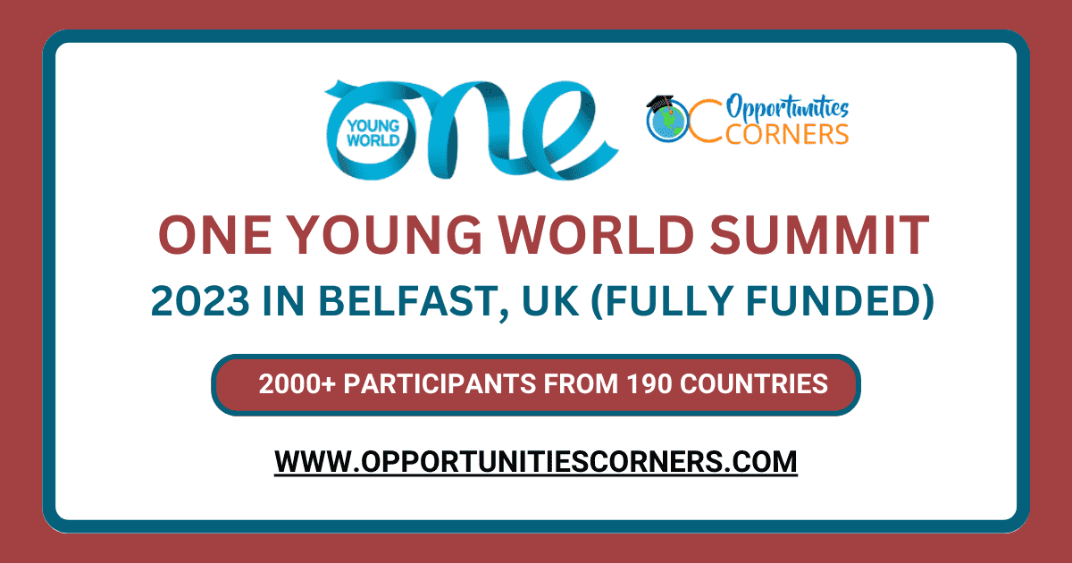 One Young World Summit 2023 in Belfast (Fully Funded)