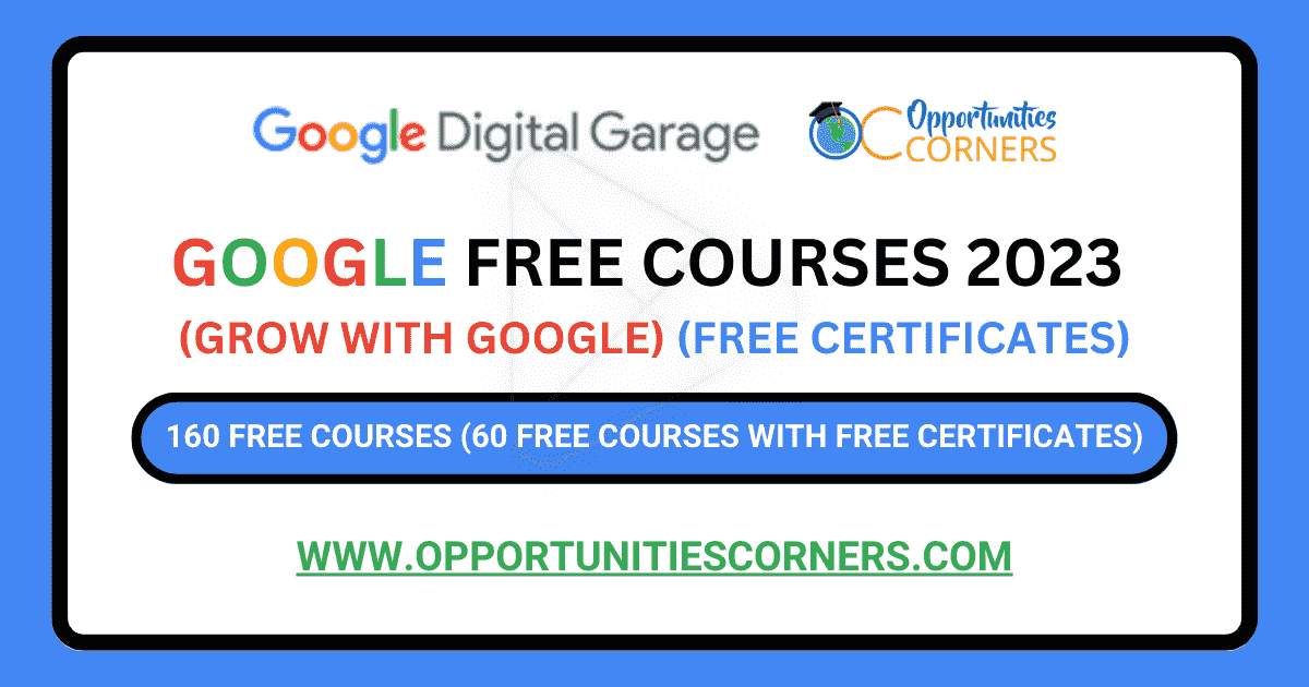 Free Online Courses with Free Certificates in 2023 Enroll Today