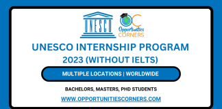 UNESCO Internship Program 2023