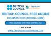 British Council Free Online Courses 2023