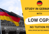 Study in Germany With LOW CGPA