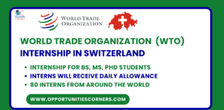 World Trade Organization Internship