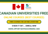 Canadian Universities Free Online Courses