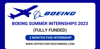 Boeing Summer Internships 2023