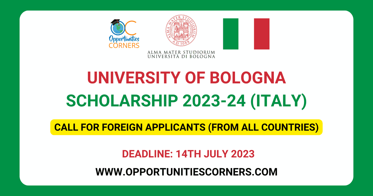 University of Bologna Scholarship 2023 (Italy) Apply Online Top
