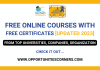 Free Online Courses With Free Certificates [UPDATED 2023]