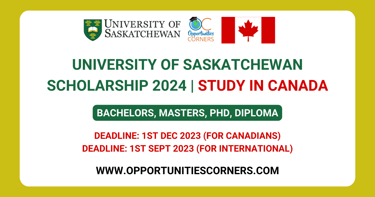 University of Saskatchewan Scholarship 2024 Study in Canada Top