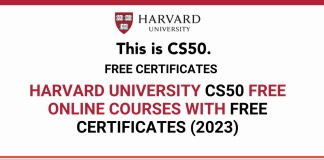 Harvard University CS50 Online Courses With Free Certificates