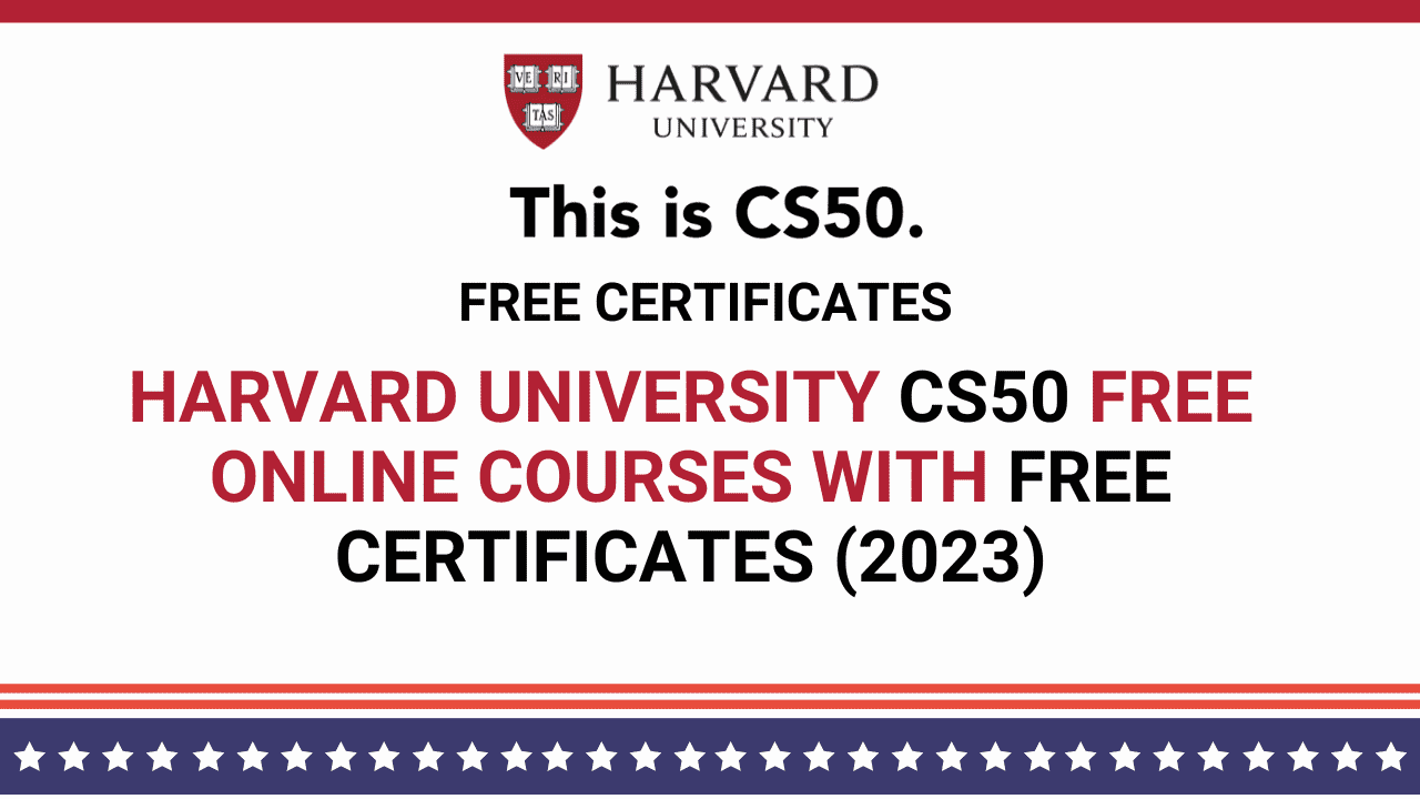 Free Online Courses With Free Certificates [2023]