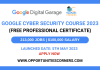 Google Cybersecurity Certificate Course