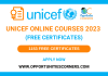 UNICEF Online Courses 2023