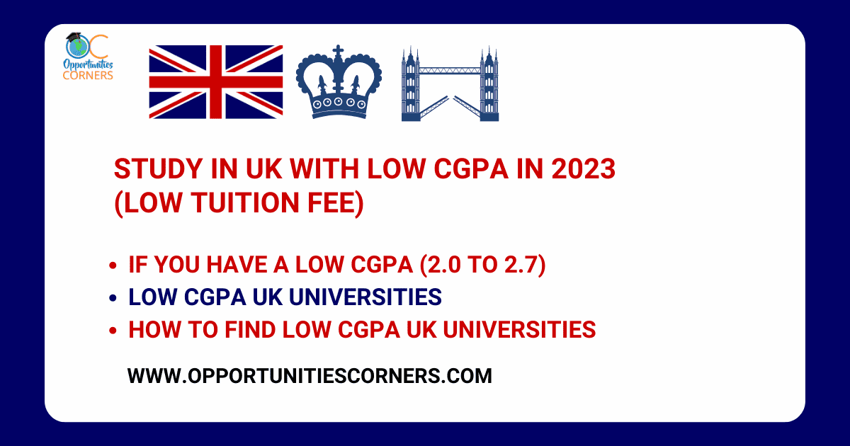 How to study in uk with low cgpa follow the rule 