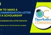 How to Make a Recommendation Letter for a Scholarship