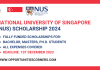 NUS Singapore Scholarship 2024