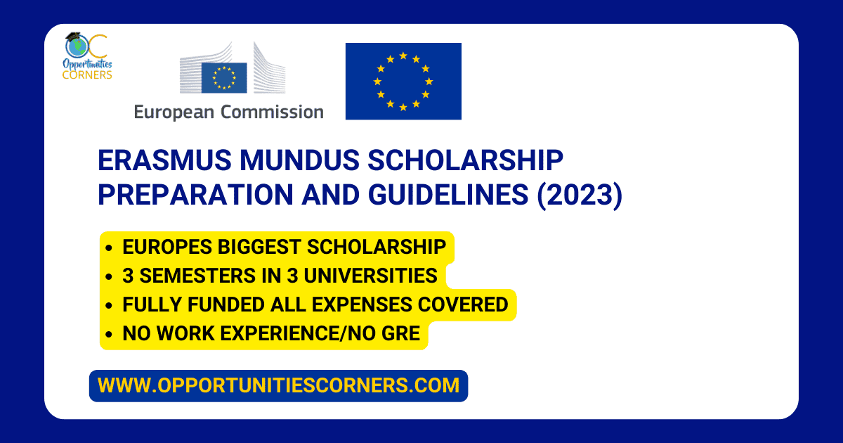 Erasmus Mundus Scholarship Preparation and Guidelines (2024)