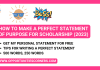 How to Make a Perfect Statement of Purpose for Scholarship (2023)