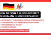How to Open a Block Account in Germany