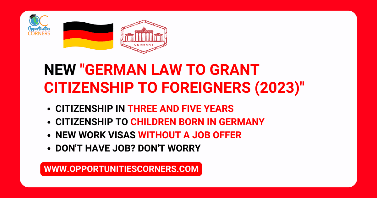 New German Law to Grant Citizenship to Foreigners (2023)