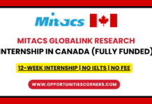 MITACS Globalink Internship 2027 in Canada (Fully Funded) MITACS Globalink Internship 2027