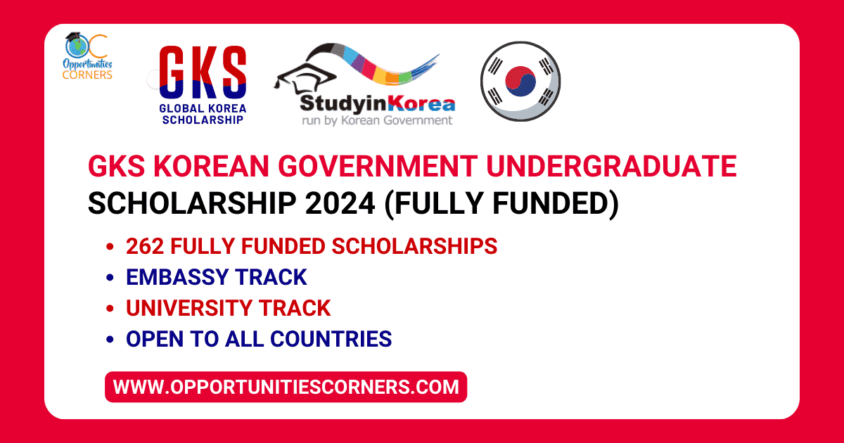 GKS Korean Government Undergraduate Scholarship 2024 (Fully Funded