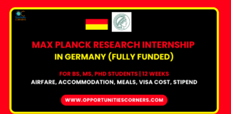 Max Planck Internship 2026