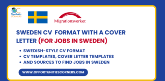 Sweden CV Format