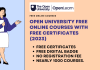 Open University Free Online Courses With Free Certificates