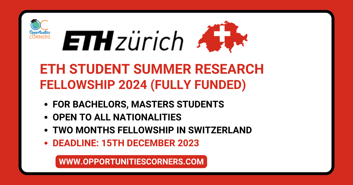 ETH Student Summer Research Fellowship 2024