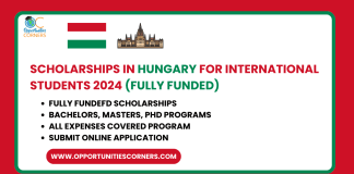 Hungary 2024 Scholarships for International Students