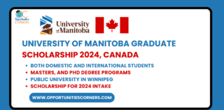 University of Manitoba Graduate Scholarship