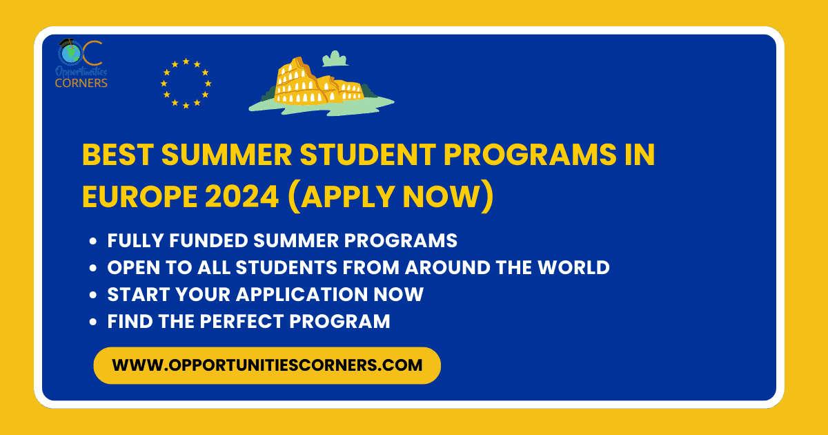 Best Summer Student Programs in Europe 2024 (Apply Now) Top Education