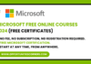 Microsoft Free Online Courses