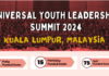 Universal Youth Leadership Summit 2024 in Malaysia