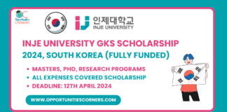 Inje University GKS Scholarship 2024