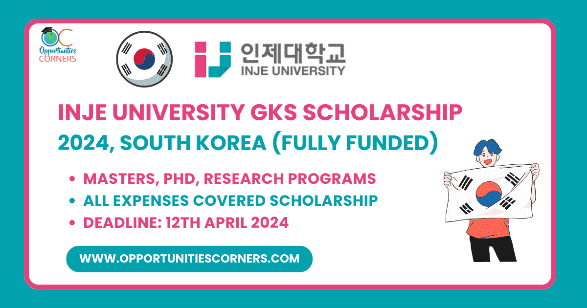 Inje University GKS Scholarship 2024, South Korea (Fully Funded)