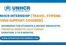 UNHCR Internship Program