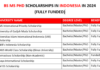 BS MS PhD Scholarships in Indonesia in 2024