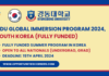 KDU Global Immersion Program 2024