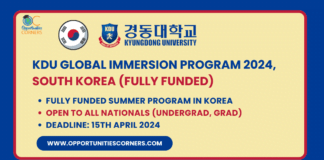 KDU Global Immersion Program 2024