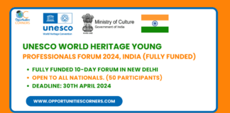 UNESCO World Heritage Young Professionals Forum 2024 in India