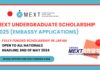 MEXT Undergraduate Scholarship 2025