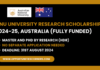ANU University Research Scholarship