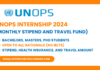 UNOPS Internship 2024