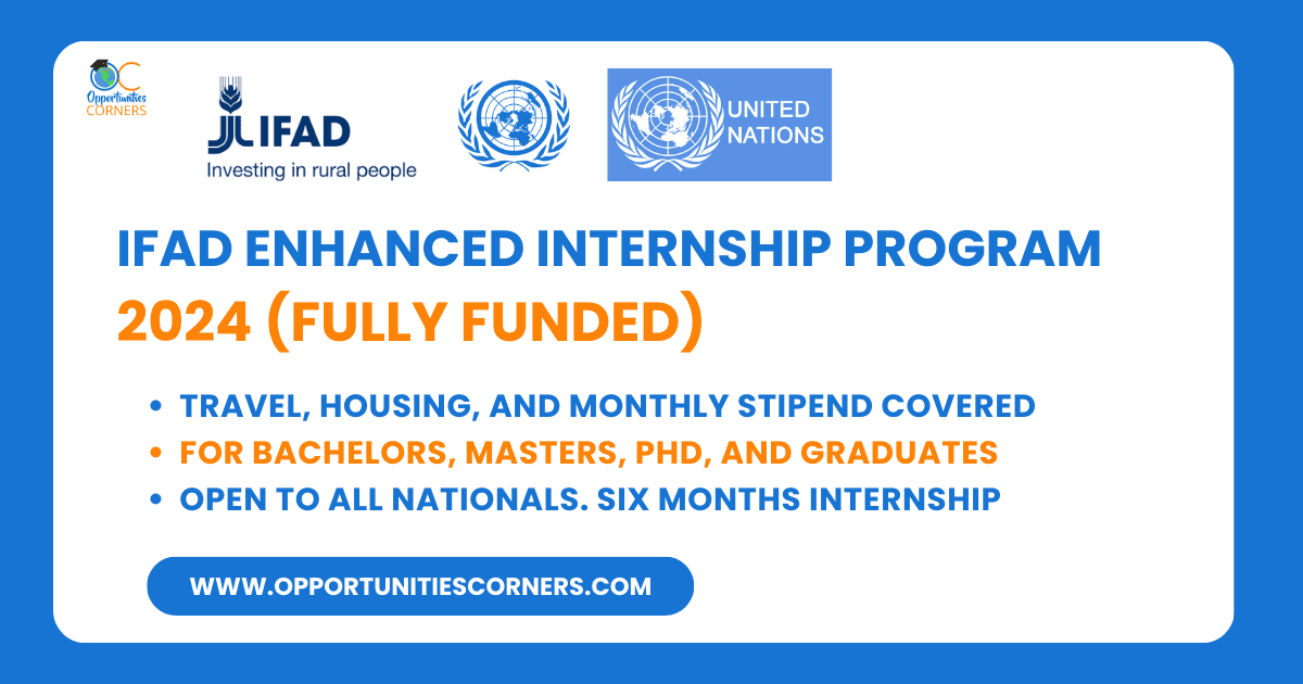 IFAD Enhanced Internship Program 2024 (Fully Funded)