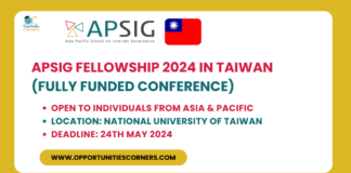 APSIG Fellowship 2024 in Taiwan